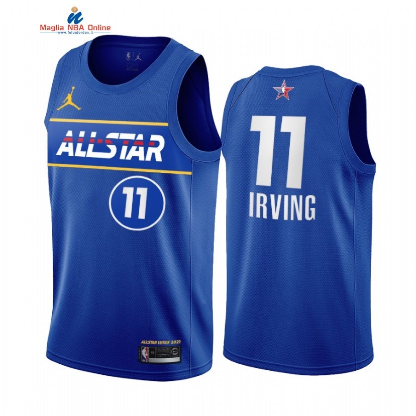 Maglia NBA 2021 All Star #11 Kyrie Irving Blu Acquista