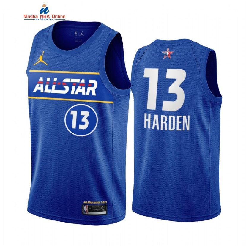 Maglia NBA 2021 All Star #13 James Harden Blu Acquista
