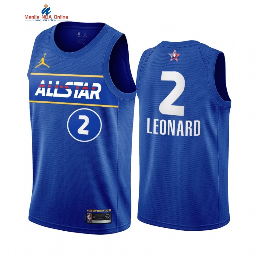 Maglia NBA 2021 All Star #2 Kawhi Leonard Blu Acquista