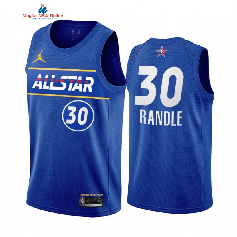 Maglia NBA 2021 All Star #30 Julius Randle Blu Acquista