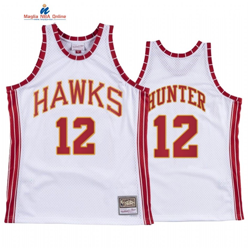 Maglia NBA Atlanta Hawks #12 De'andre Hunter Bianco Hardwood Classics Acquista