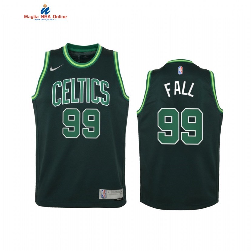 Maglia NBA Bambino Earned Edition Boston Celtics #99 Tacko Fall Verde 2021 Acquista