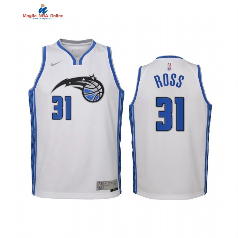 Maglia NBA Bambino Earned Edition Orlando Magic #31 Terrence Ross Bianco 2021 Acquista