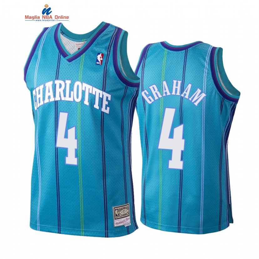Maglia NBA Charlotte Hornets #4 Devonte' Graham Teal Hardwood Classics 1999-00 Acquista