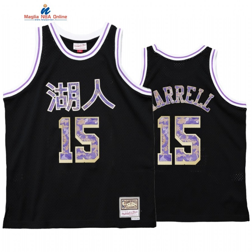Maglia NBA Los Angeles Lakers #15 Montrezl Harrell CNY Nero Hardwood Classics Acquista
