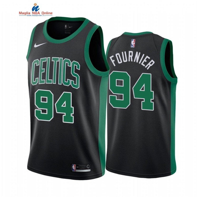 Maglia NBA Nike Boston Celtics #94 Evan Fournier Nero Statement 2021 Acquista