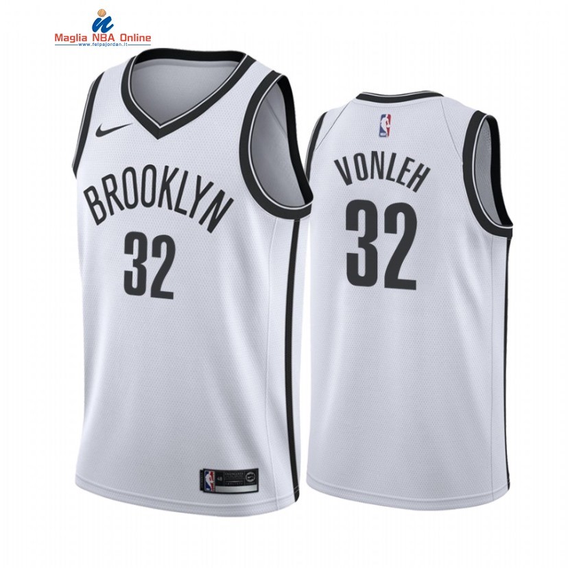 Maglia NBA Nike Brooklyn Nets #32 Noah Vonleh Bianco Association 2020-21 Acquista