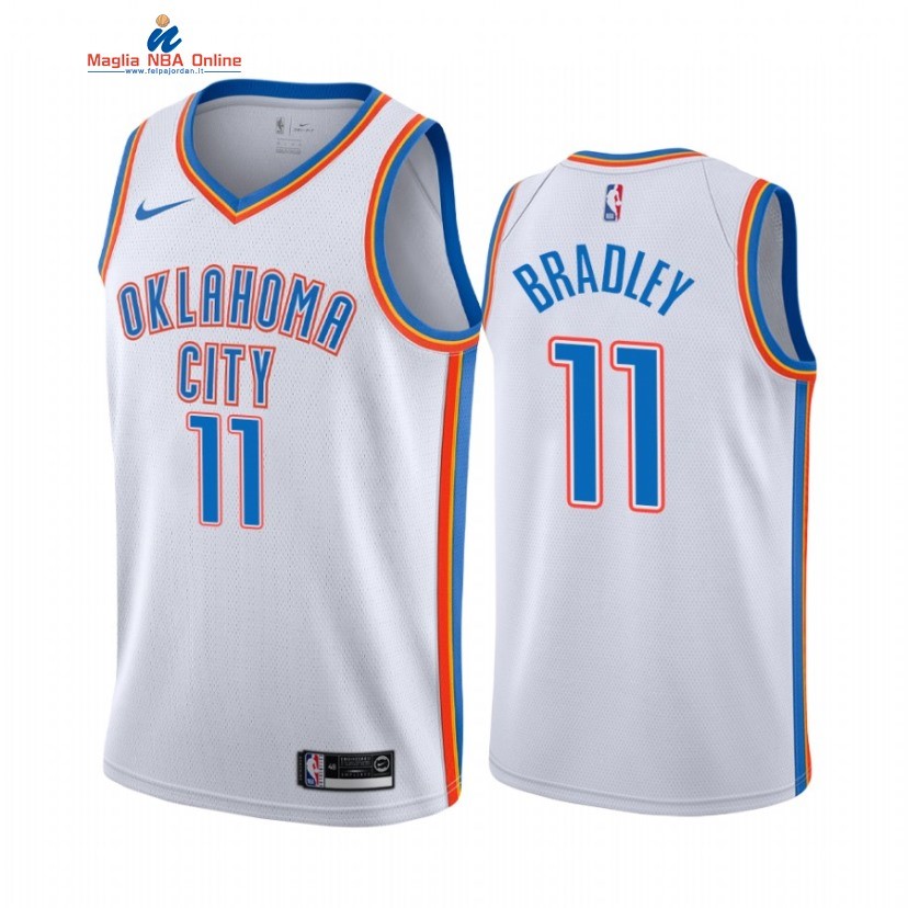 Maglia NBA Nike Oklahoma City Thunder #11 Tony Bradley Bianco Association 2021 Acquista