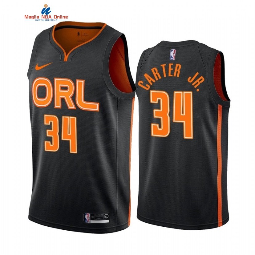 Maglia NBA Nike Orlando Magic #34 Wendell Carter Jr. Nike Nero Città 2021 Acquista