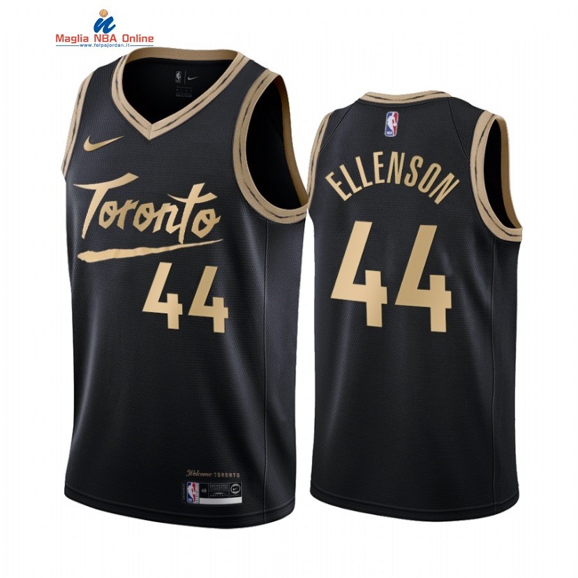 Maglia NBA Nike Toronto Raptors #44 Henry Ellenson Nero Città 2021 Acquista