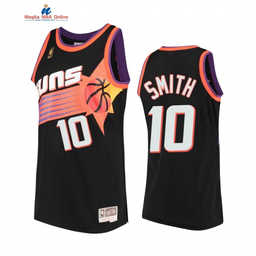 Maglia NBA Phoenix Suns #10 Jalen Smith Nero Hardwood Classics 1996-97 Acquista