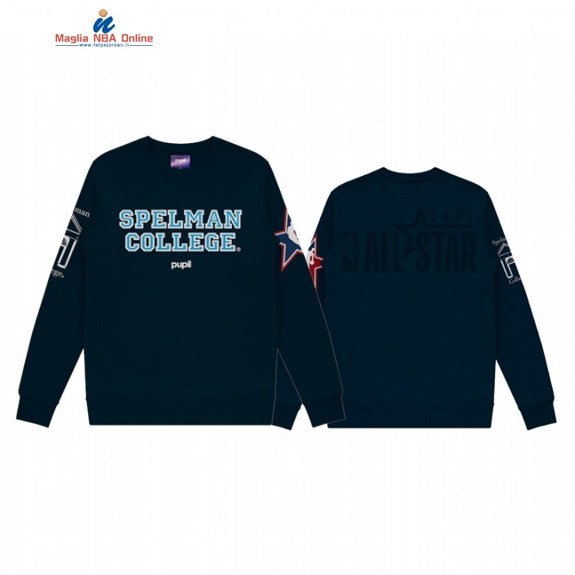 Sudaderas Con Capucha NBA 2021 All Star x HBCU Spelman College Pupil Marino Acquista