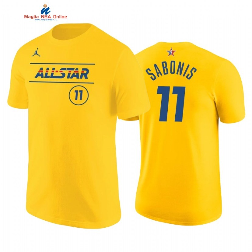 T-Shirt NBA 2021 All Star #11 Domantas Sabonis Oro Acquista