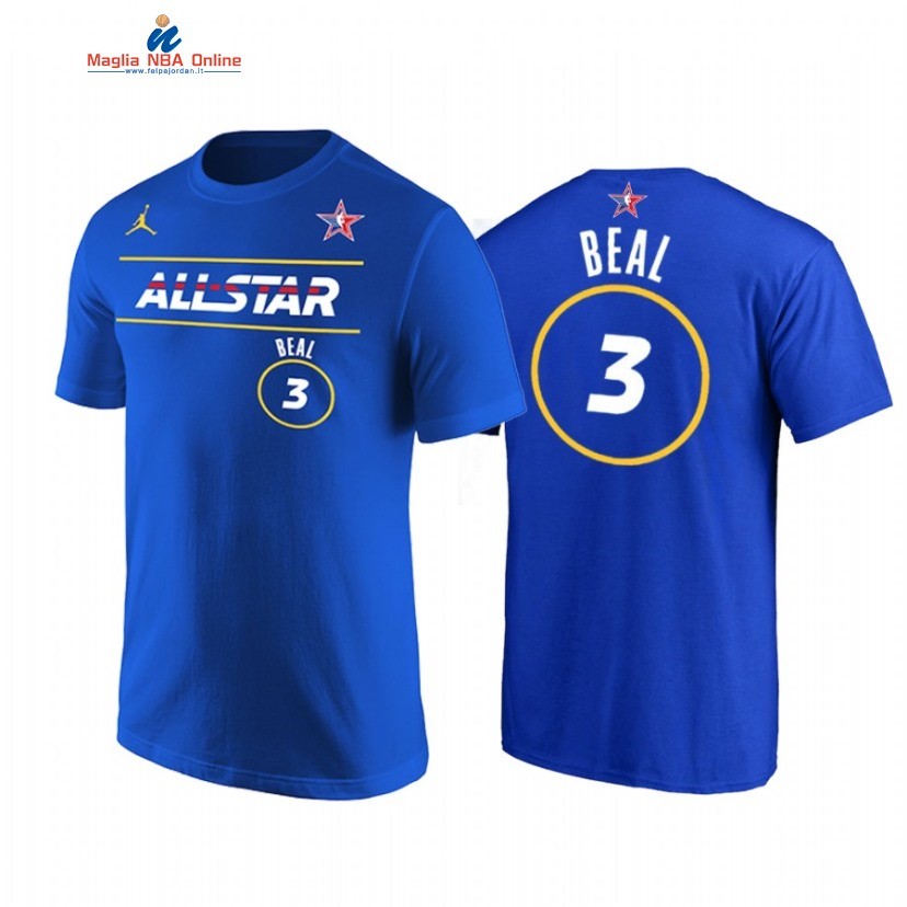 T-Shirt NBA 2021 All Star #3 Bradley Beal Blu Acquista