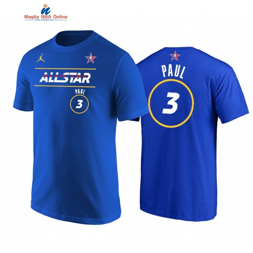 T-Shirt NBA 2021 All Star #3 Chris Paul Blu Acquista