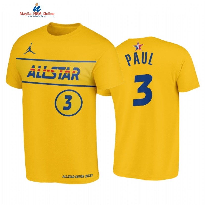 T-Shirt NBA 2021 All Star #3 Chris Paul Oro Acquista