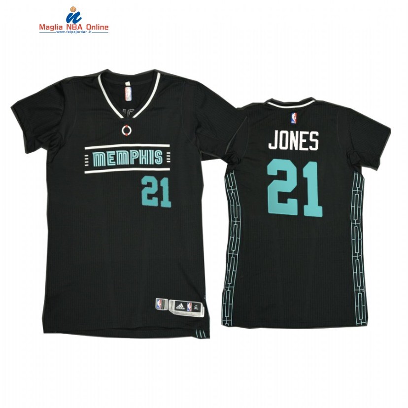 T-Shirt NBA Memphis Grizzlies #21 Tyus Jones MLK50 Pride Honor King Marino 2021 Acquista