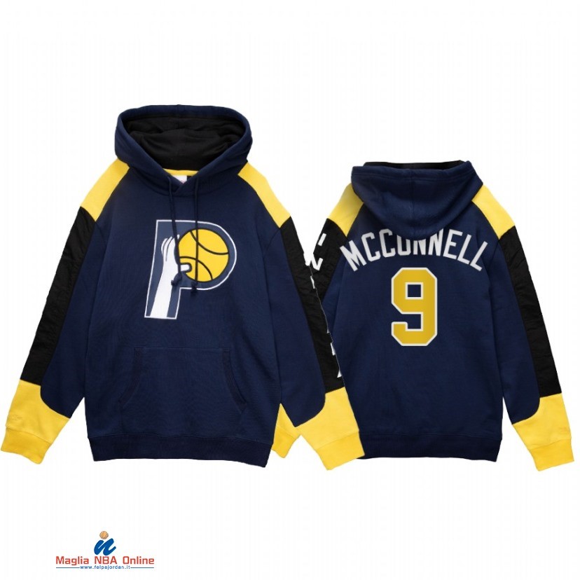 Felpe Con Cappuccio NBA Indiana Pacers NO.9 T.J. McConnell Marino 2020-21