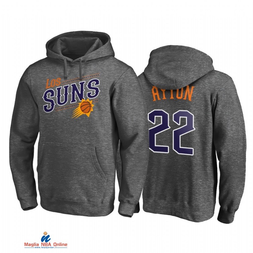 Felpe Con Cappuccio NBA Phoenix Suns NO.22 Deandre Ayton Noches Ene Be A Core Grigio 2021