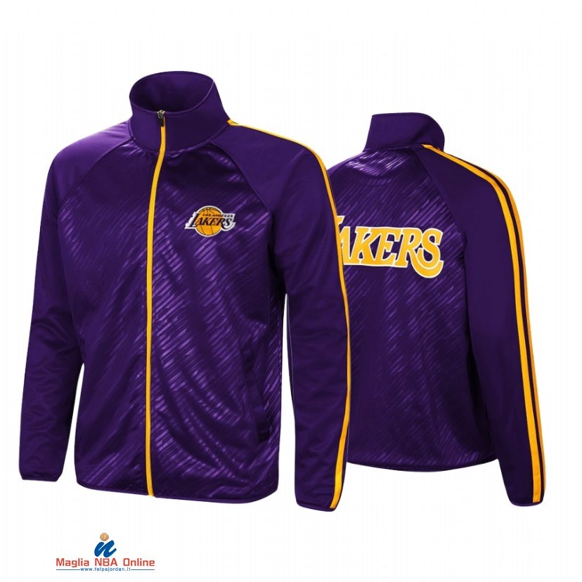 Giacca NBA Los Angeles Lakers G III Sports by Carl Banks Porpora