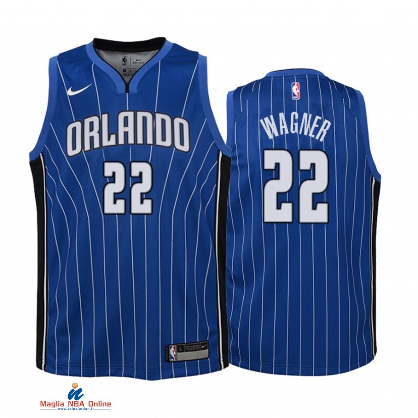 Maglia NBA Bambino Orlando Magic NO.22 Franz Wagner Blu Icon 2021