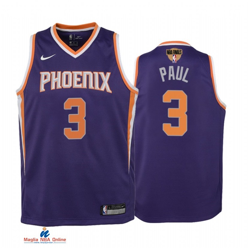 Maglia NBA Bambino Phoenix Suns NO.3 Chris Paul Porpora Icon 2021