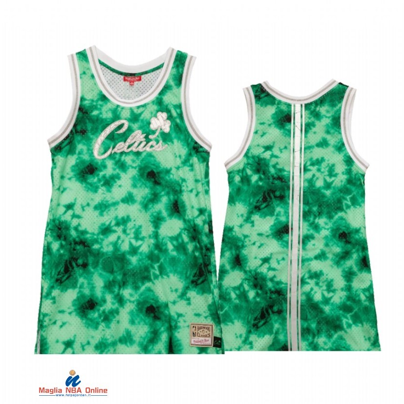 Maglia NBA Boston Celtics Galaxy Constellation Verde Hardwood Classics 2021