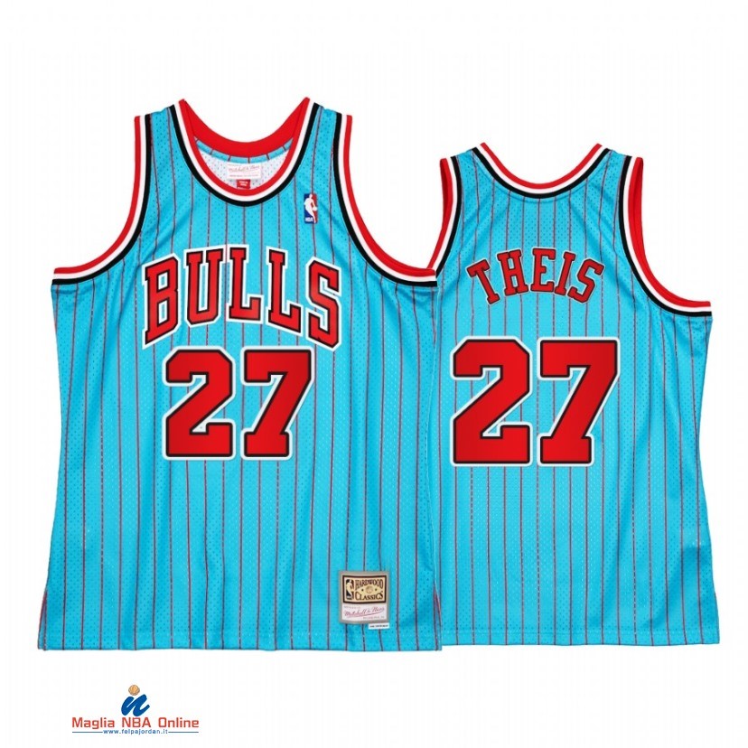 Maglia NBA Chicago Bulls NO.27 Daniel Theis Reload 2.0 Blu Hardwood Classics 2021
