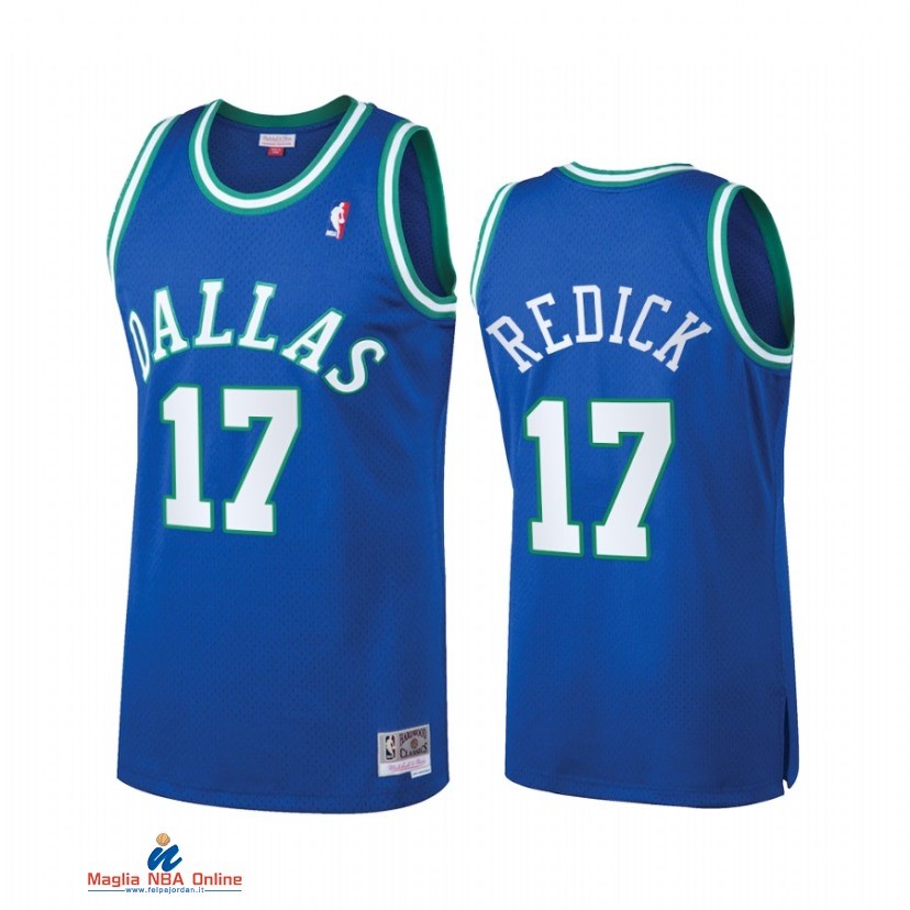Maglia NBA Dallas Mavericks NO.17 J.J. Redick Blu Hardwood Classics 2021