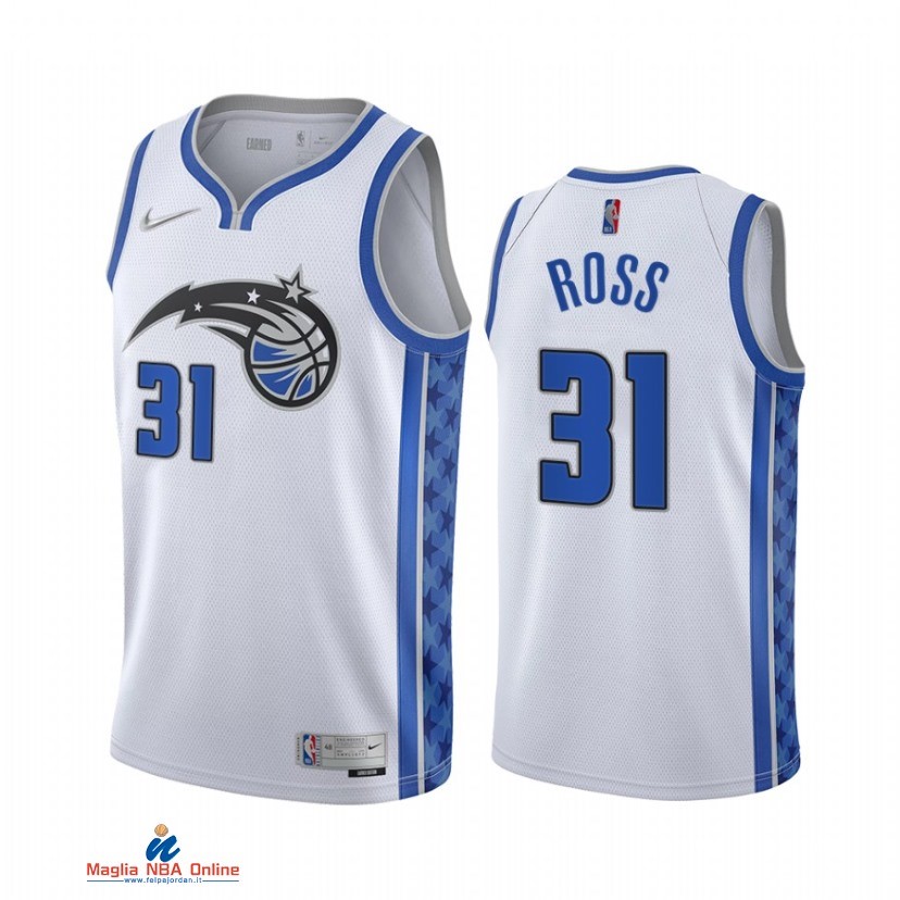 Maglia NBA Earned Edition Orlando Magic NO.31 Terrence Ross Bianco 2021-22