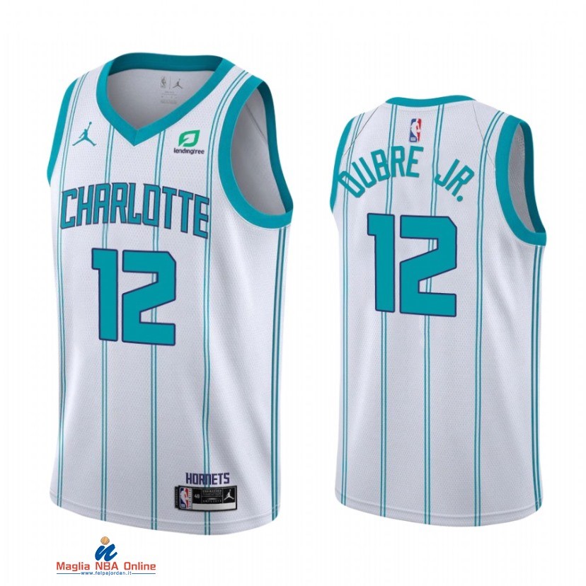 Maglia NBA Jordan Charlotte Hornets NO.12 Kelly Oubre Jr. Bianco Association 2021-22