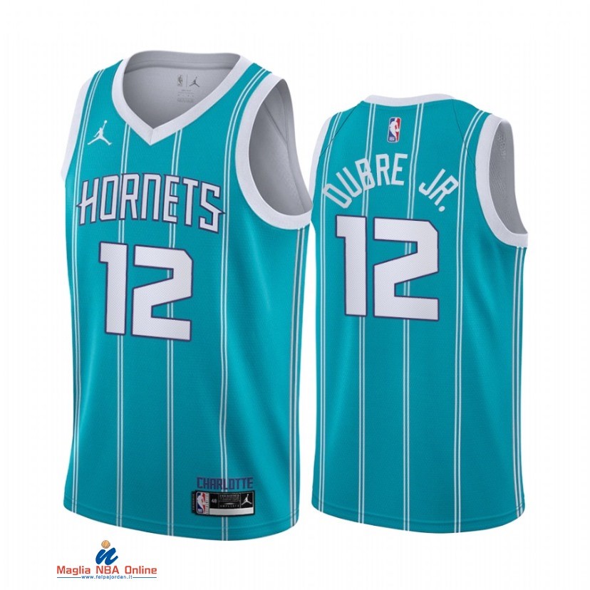 Maglia NBA Jordan Charlotte Hornets NO.12 Kelly Oubre Jr. Blu Icon 2021-22