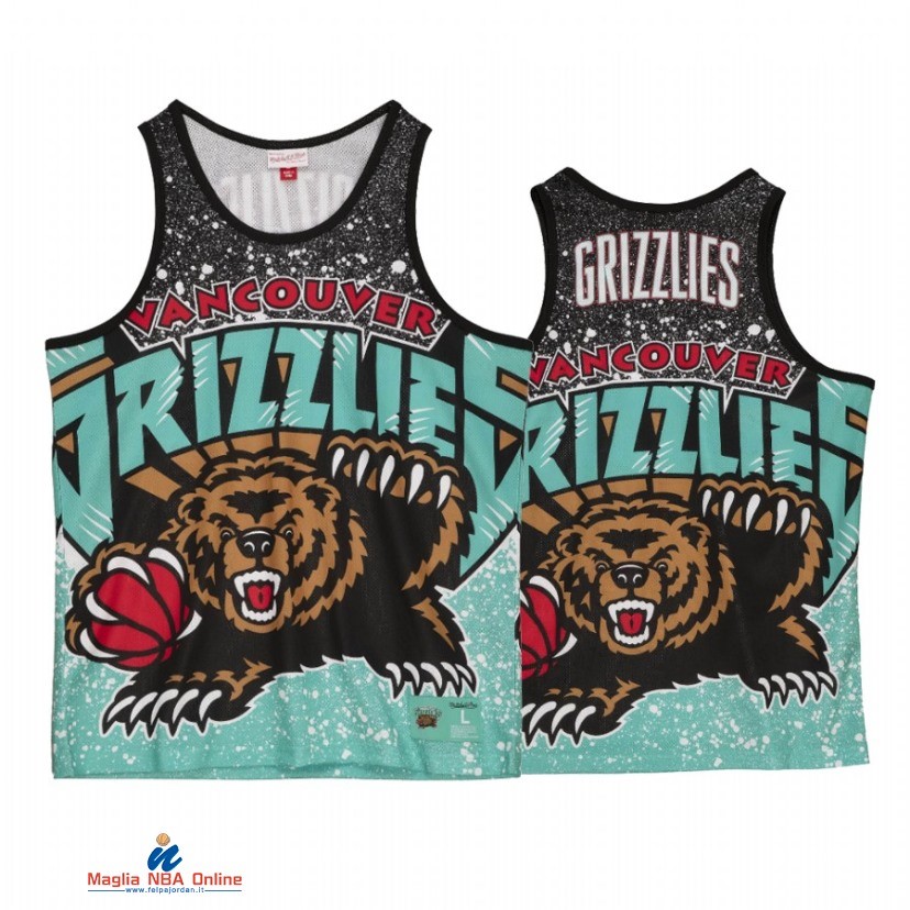 Maglia NBA Memphis Grizzlies Turchese Hardwood Classics 2021