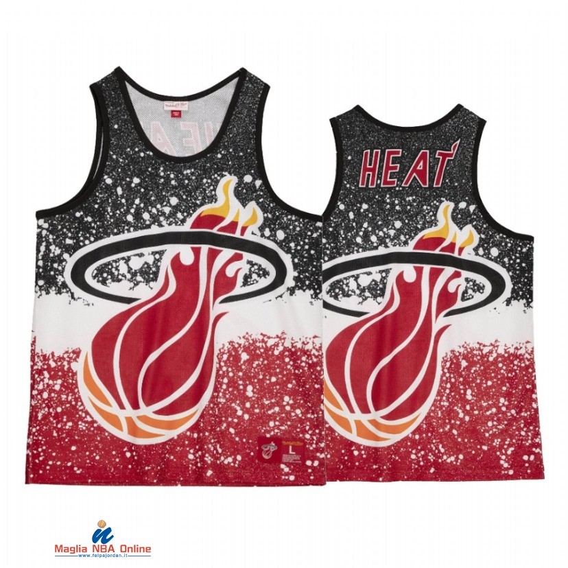 Maglia NBA Miami Heat Rosso Throwback 2021