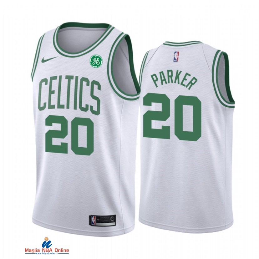 Maglia NBA Nike Boston Celtics NO.20 Jabari Parker Bianco Association 2021-22