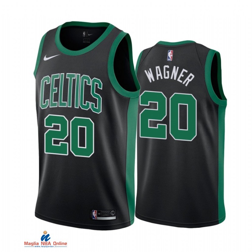 Maglia NBA Nike Boston Celtics NO.20 Moe Wagner Nero Statement 2021-22