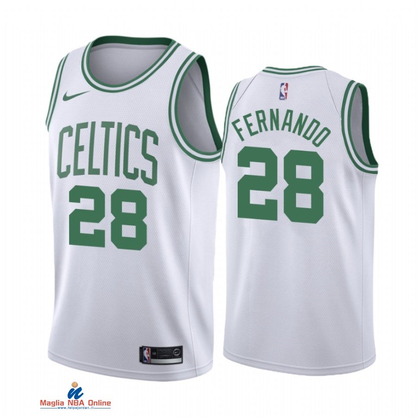 Maglia NBA Nike Boston Celtics NO.28 Bruno Fernando Bianco Association 2021-22