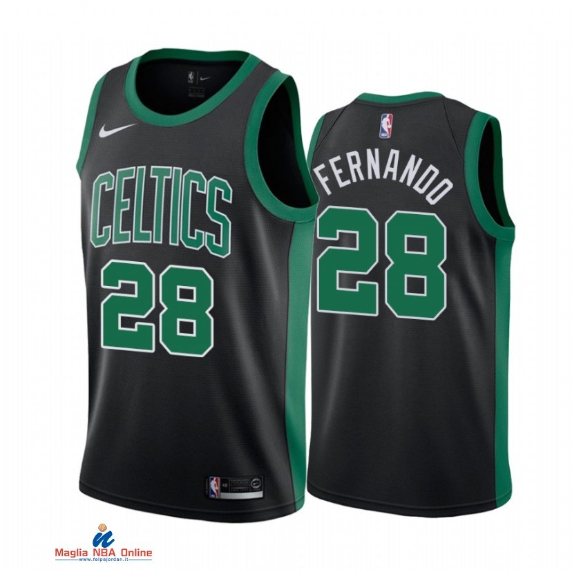 Maglia NBA Nike Boston Celtics NO.28 Bruno Fernando Nero Statement 2021-22