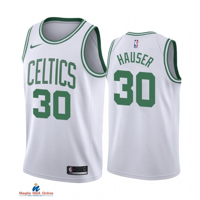 Maglia NBA Nike Boston Celtics NO.30 Sam Hauser Bianco Association 2021-22