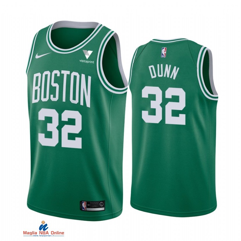 Maglia NBA Nike Boston Celtics NO.32 Kris Dunn Verde Icon 2021-22