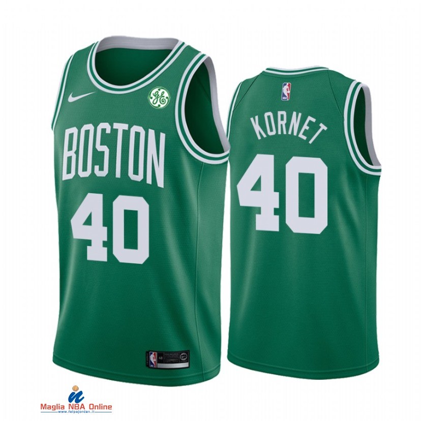 Maglia NBA Nike Boston Celtics NO.40 Luke Kornet Verde Icon 2021-22