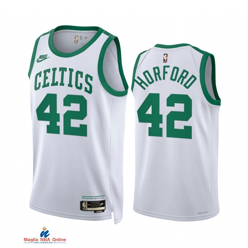 Maglia NBA Nike Boston Celtics NO.42 Al Horford Bianco Classic 2021-22