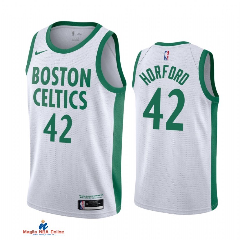 Maglia NBA Nike Boston Celtics NO.42 Al Horford Nike Bianco Città 2021-22