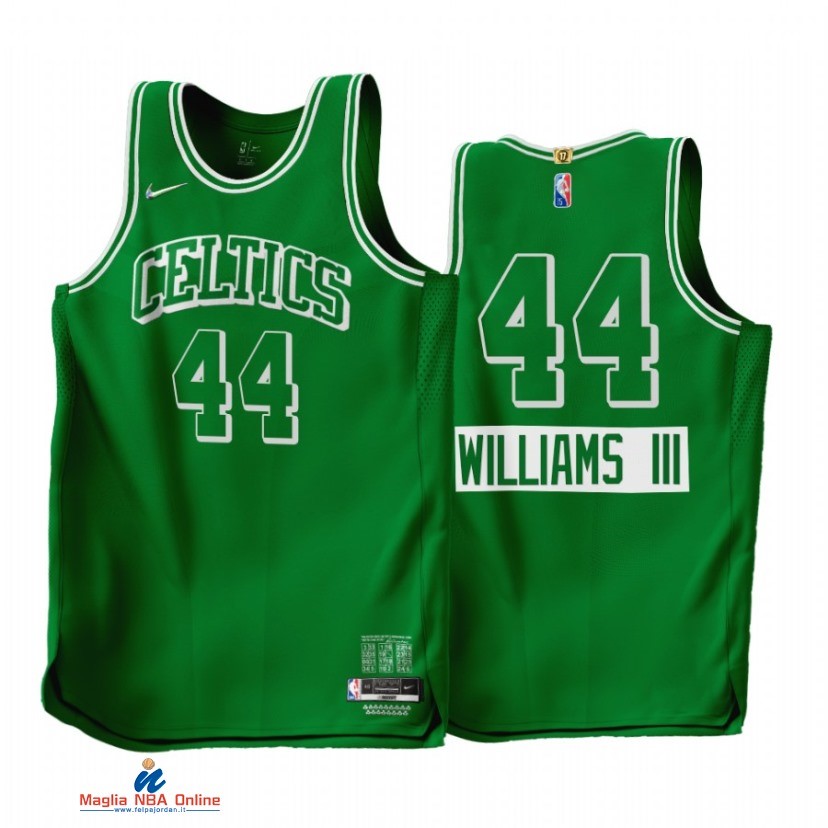 Maglia NBA Nike Boston Celtics NO.44 Robert Williams III 75th Season Verde Città 2021-22