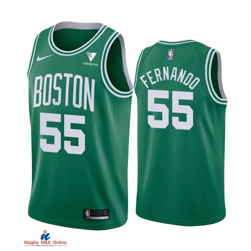Maglia NBA Nike Boston Celtics NO.5 Bruno Fernando Verde Icon 2021-22