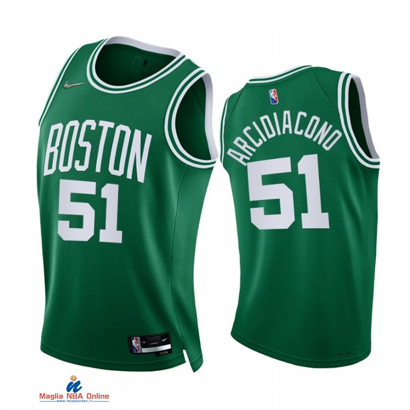 Maglia NBA Nike Boston Celtics NO.51 Ryan Arcidiacono 75th Season Diamante Verde Icon 2021-22