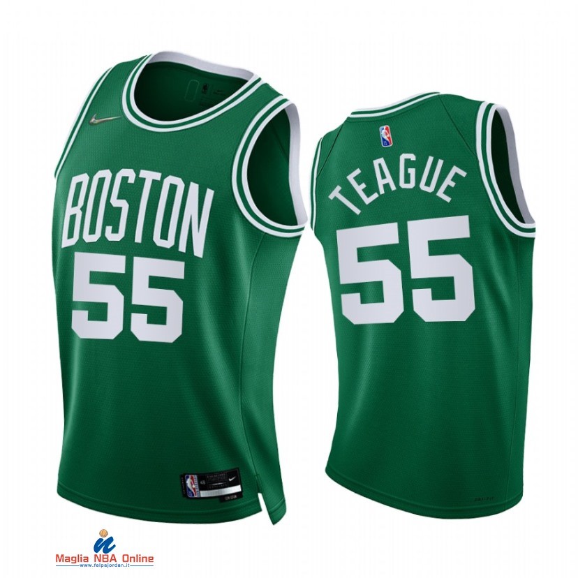 Maglia NBA Nike Boston Celtics NO.55 Jeff Teague 75th Season Diamante Verde Icon 2021-22