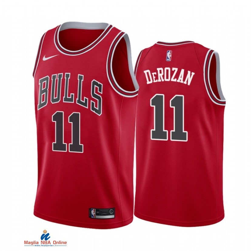 Maglia NBA Nike Chicago Bulls NO.11 DeMar DeRozan Nike Rosso Icon 2021