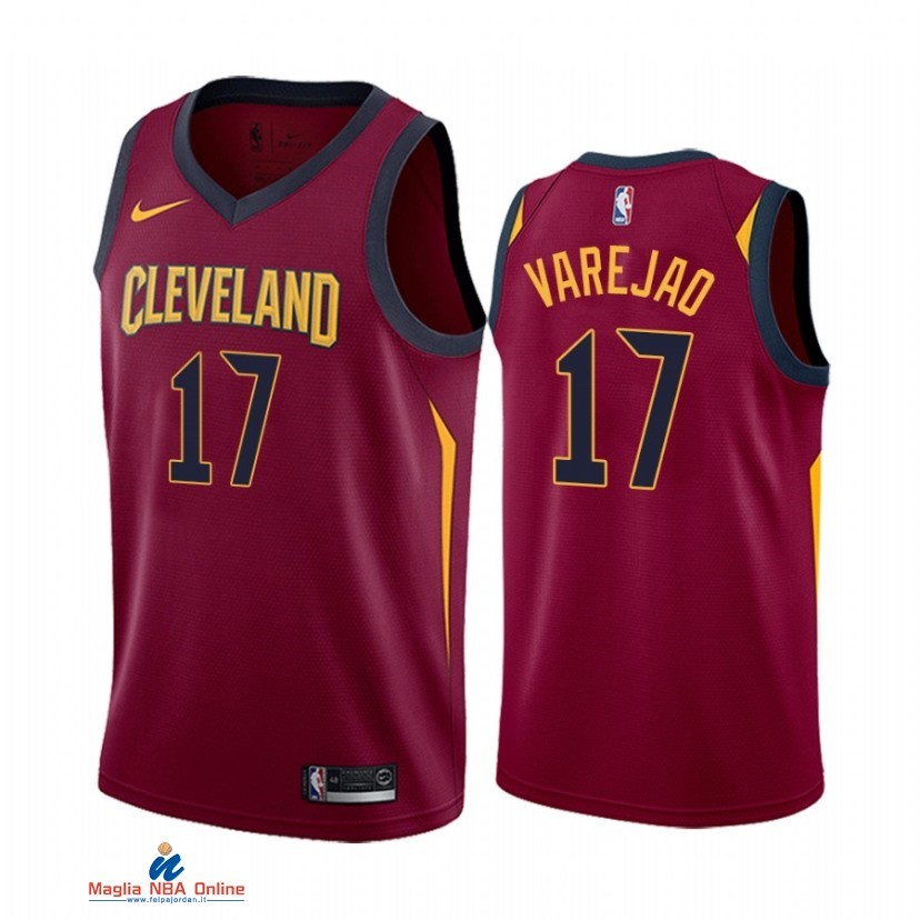Maglia NBA Nike Cleveland Cavaliers NO.17 Anderson Varejao Nike Rosso Icon 2021