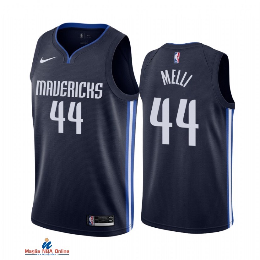 Maglia NBA Nike Dallas Mavericks NO.44 Nicolo Melli Nike Marino Statement 2021